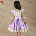 linen fabric toddler girls Easter boutique dress
